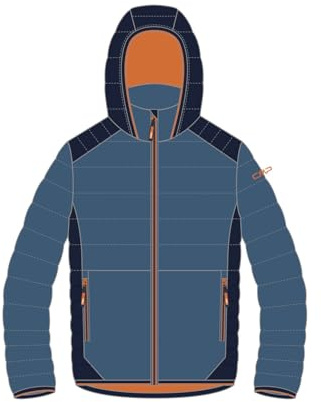 CMP - Kinderweste aus Nylon mit fester Kapuze, Bluestone, 140