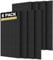 TONOR 8 Pack Large Acoustic Panels,47.2'' x 23.6'' x 0.35'' Acoustical Wall Panel, Self-Adhesive Sound Proof Panels, Decorative Soundproof Wall Panels for Echo Absorption for Home Studio Office, Black