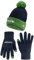 Ultra Game NFL Wintermütze für Erwachsene, superweich, zweifarbig, Strickmütze mit extra warmen Touchscreen-Handschuhen