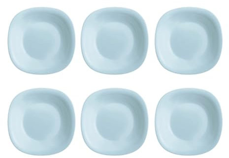 Luminarc Carine Paradise 6 Plato Postre Opal Gris 21cm