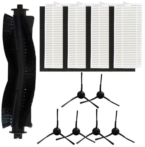 Entgoinggo Staubsaugerzubehör-Set, umfassendes Wartungsset für Medion X20 SW+ MD 11415 Hauptbürste und Filter