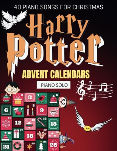Harry Potter Advent Calendars: 40 Piano Songs For Christmas