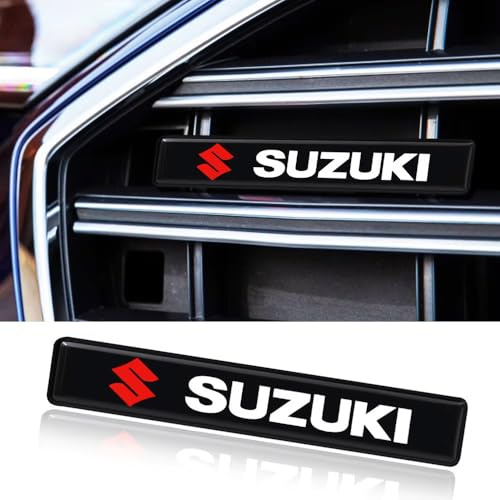 5pcs Auto Emblem Logo für Suzuki Vitara Swift Sport Grand Vitara Swace Wagon R+,Emblem Logo Aufkleber für Motorhaube Vorne und Hinten und Kofferraum Logo Abzeichen 3D Aufkleber