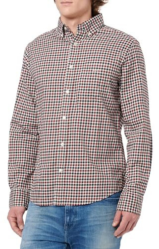 Gant Herren Reg Twill Gingham Shirt Hemd