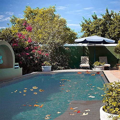 Copertura per piscina all'aperto, 3 x 6 m, rettangolare, protezione per piscine fuori terra, previene foglie e detriti, mantiene la piscina pulita e sicura