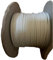2-Core Standard Figure 8 Solid Copper Thermostat Bell Wire Cable, Door Bell Intercom Phone Entry, 0.5mm White, 5 Metres (16.5 feet)