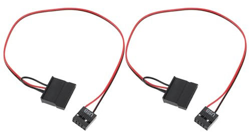 Be In Your Mind 2Pcs USB 9-pin to Single SATA Power Cable for ITX Motherboard USB 2.5-inch SATA Notebooks