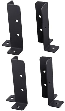 Fence Post Support,Pergola Brackets,4pcs Gazebo Brackets Railing Bracket Brackets Terrace Brackets Fence Railing Post Bracket Pergola Base Cover