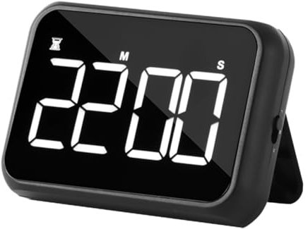 SMASOLO Minuteur de Cuisine Magnétique LED Écran LCD Chronomètre Rechargeable pour Cuisson pour Préparation de Repas Utilisation