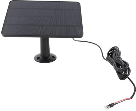 Marhynchus Solar Panel Charger for Camera 10W with 360 Degree Adjustable Stand for Google Doorbell for Doorbell 4 Plus, Solar Charging Panel, Easy to Install (CSP4W-O-B)