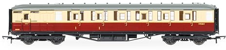Hornby R40460 BR Gresley Corridor Crimson and cream Composite Brake E9126E