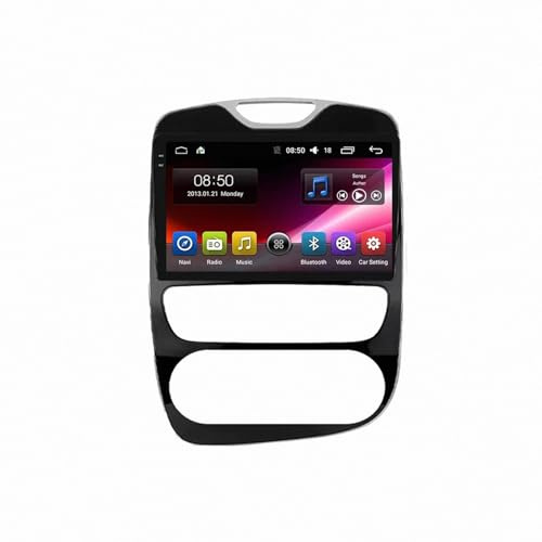 2 Din Android Radio Bluetooth per Renault Clio 4 2012-2019 Android 15 9 Inches Bluetooth Schermo Macchina Fm Am Usb Per, 8 Core 2G+64G