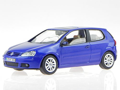 Schuco VW Golf 5 3-Türer dunkel blau Modellauto 1:43