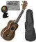 Lanikai MA-S Mahagoni-Sopran-Ukulele mit Gigbag, Tuch und Stimmgerät