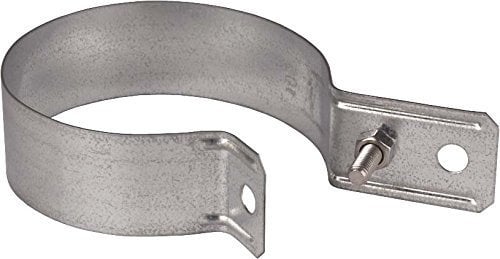 Dehn+Söhne Regenrohrschelle 420 100 D 100mm St/tZn Rohrschelle für Blitzschutz 4013364022805 [Energieklasse A] (3 Stück Regenrohrschelle)