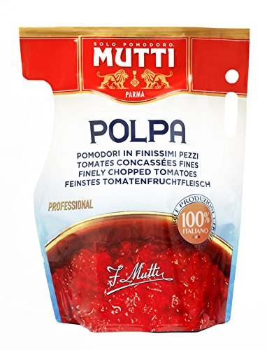 Mutti – Polpa, Finely Chopped Tomatoes 5kg, (Pack of 2)