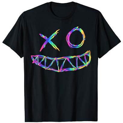 Rainbow Rave Face Festival Tekk T Shirt Men & Woman T-Shirt
