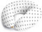 Niimo Coussin de Positionnement - Coussin de Grossesse pour Dormir XXL - Coussin Femme Enceinte - Distingué par Deux Prix en 2022 - Lavable - Housse 100% Coton (Blanc avec étoiles Grises)