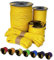 EdcX Paracord 4 mm, 35+ Volltonfarben (10 m, 15 m, 30 m, 50 m, 100 m, 300 m) | Ideal zum Basteln, Camping, Outdoor | 100% Nylonseil 4 mm| Taktische Schnur 550 Typ III (Yellow, 15 m)