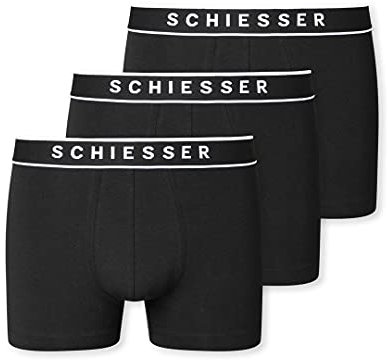 Schiesser 95/5 Pants 173983-3er Pack Black 8