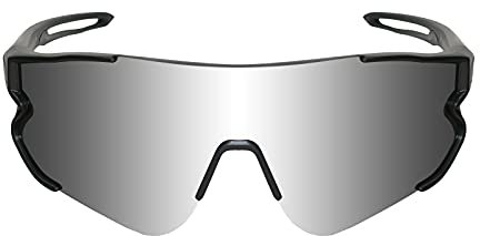 Funní Día Fahrrad Sonnenbrille für Damen und Herren, Polarisierte Fahrradbrille für Erwachsene Sportbrille Fahrrad Brille