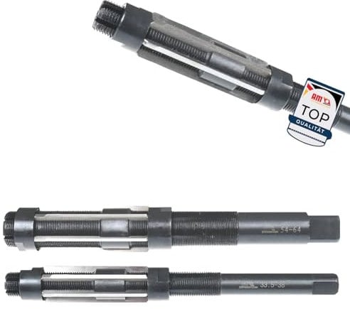 AM-Zerspanungstechnik Alesatore regolabile | Alesatore manuale regolabile di alta qualità | Alesatore da 6 a 84 mm | Regolabile rapidamente – 7,75 – 8,5 mm