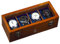 Royal Craft Expertise Uhrenbox aus Holz für Herren – Uhrenvitrinen für Herren | Uhrenboxen aus Holz für | Uhrengehäuse aus für Herren mit Fächern | Uhren-Organizer (dark brown-4 rum)