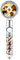 MineralStream TurboFan High Pressure Handheld Shower Head with Mineral Stones | Perfect for Dry Hair & Skin | 360 Degree Spin Showerhead for Spa Like Experience at Home for Non-Electric Showers Only