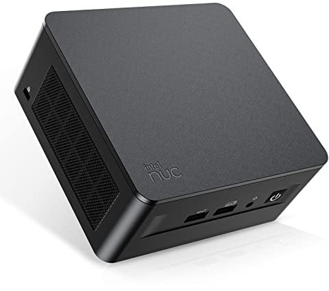 geeknuc Intel NUC 13 Pro Mini PC,Latest Intel i7-1360P (12 Cores,16 Threads Up to 5GHz,Iris Xe Graphics,Barebone),18MB Cache,Mini Desktop Computer with Thunderbolt 4,HDMI 2.1,WiFi 6E,USB 3.2,BT5.3