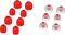 Adhiper 7 Pairs WF-1000XM4 Silicone Ear Plugs Accessories Compatible with Sony WF-1000XM3 WF-1000XM4 Headphones Silicone Replacement Ear Plugs in-Ear Headphone (Red)