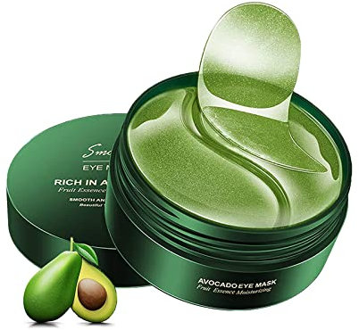 60 Pcs Eye Pads, Augenpads, Kollagen Augenpads Gegen Augenringe mit Aloe Vera, Anti Aging Augenmaske mit Hyaluronsäure Augenpads Gegen Tränensäcke Falten, Hyaluronsäure Augenmaske