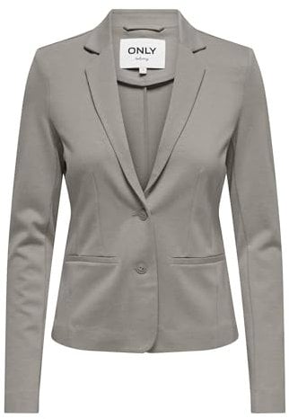 ONLY Damen Onlpoptrash Life Blazer TLR Noos Jerseyblazer, Rock Ridge, M
