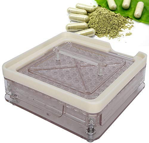 Mumisuto Capsule Filling Machine for Size 0, 100 Holes Manual Capsule Filling Machine for Vegetarian Empty Capsules Size 0 Pill Filler