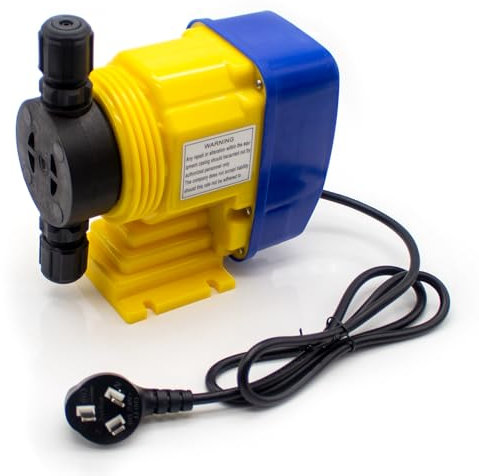 Jieotwice Pompe Doseuse Série CT Pompe à Membrane Électromagnétique, Pompe de Dosage D'acide et D'alcali, Pompe de Dosage Chimique Résistante à La Corrosion(3LPH)