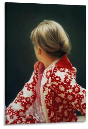 PURRCOCO Betty Gerhard Richter Maler-Poster, Leinwand-Poster, Wandkunst, Bilddrucke, hängende Foto-Dekoration, Heimposter, Kunstwerke, 60 x 90 cm