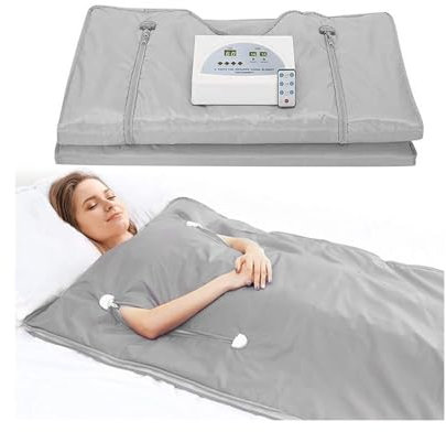 Manta de sauna infrarroja Manta de Sauna infrarroja, calefacción impermeable for pérdida de peso, manta de Sauna adelgazante profesional for salón de belleza de terapia de Spa en casa para la relajaci