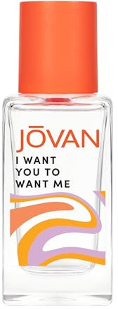 Jovan I Want You To Want Me Eau de Parfum, vegane Formel, langanhaltend, Moschus, bernsteinfarbener Moschus, 50 ml