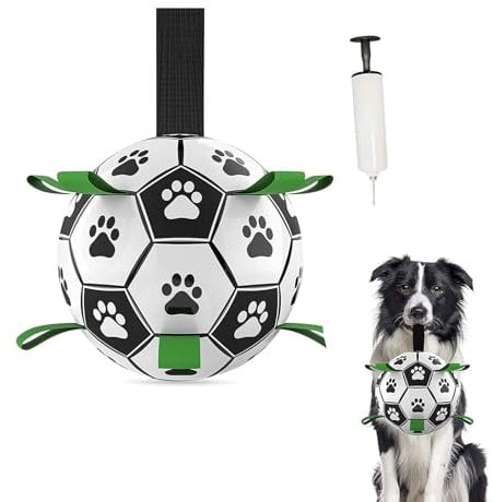 Sunshine smile Intelligenzspielzeug für Hunde,Hundefußball mit Griff,Hundespielzeug,Unzerstörbar Hundespielzeug Ball,Hundespielzeug Kleine Hunde,Hundespielzeug Große Hunde,Hundespielzeug Welpen