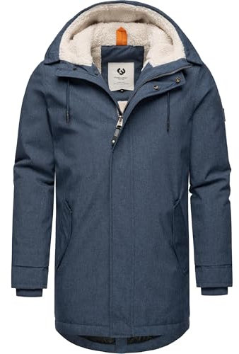 Ragwear Herren warme wasserdichte und atmungsaktive Winterjacke lang Mr Smithem YOUMODO Navy Gr. 3XL