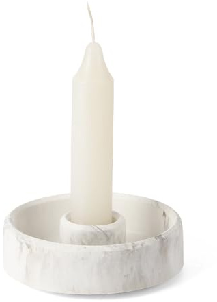 Keramik-Kerzenhalter: Kegelkerzenhalter, Kerzentablett für hohe Kerzenständer, Vintage-Glockenspiel, Boho-Marmor-Optik, kleine Schale, Stein-Bauernhaus-Halter für konische Kerzen, Stäbchen, Dekor