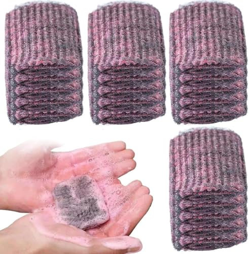 Mit Seife gefüllte Topfreiniger Pads | 10 Stück Jex Tampon mit Seife | Mit Seife gefüllte Scheuerschwämme | Stahlwolle Schwämm Scheuerschwämme zum Reinigen von Geschirr, Töpfen, Pfannen