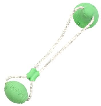 Suction Cup Dog Toy Tug Of War | Dog Stimulation Toys Rope Dog Toys - Teething Chew Toy, Dog Boredom Games, Boredom Busters for Garden, Teething, Riverbank