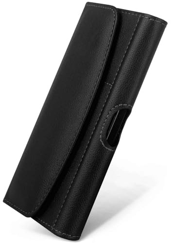moex Snap Bag für Xiaomi 14T Handytasche Gürtel Tasche quer, Handy Gürteltasche mit Clip Halterung, Holster Quertasche PU Leder Etui Damen Herren Magnetverschluss, Schwarz