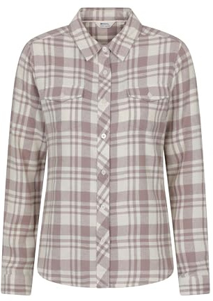 Mountain Warehouse Willow Brushed Flannel Womens Shirt Beige 20