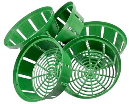 pokm toolsmarket - 10 STK. Pflanzkorb Schale ⌀23cm Pflanzschale für Blumenzwiebeln Zwiebeln Zwiebelkorb Korb, Hergestellt in EU