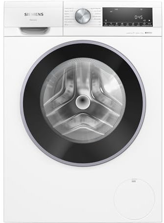 SIEMENS - Lavadora de carga frontal, 10 kg, iQ500, smartFinish, antiManchas, Blanco, WG54G2Z1ES, 1400 rpm