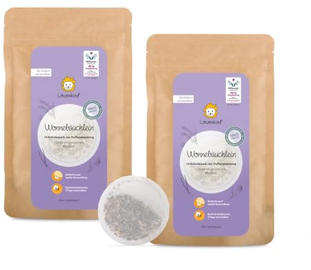 Löwenkind Wonnebäuchlein-Pads 10er Nachfüllpackung (2 Stück) - Natürliche Unterstützung für ein entspanntes Bauchgefühl bei Verdauungsproblemen