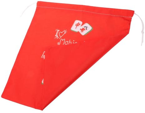 BESTYASH Mahjong-spieltasche Mit Kordelzug Tragbarer Aufbewahrungsbeutel Für Mahjong-Steine Wiederverwendbare Stofftasche Zum Organisieren Und Transportieren
