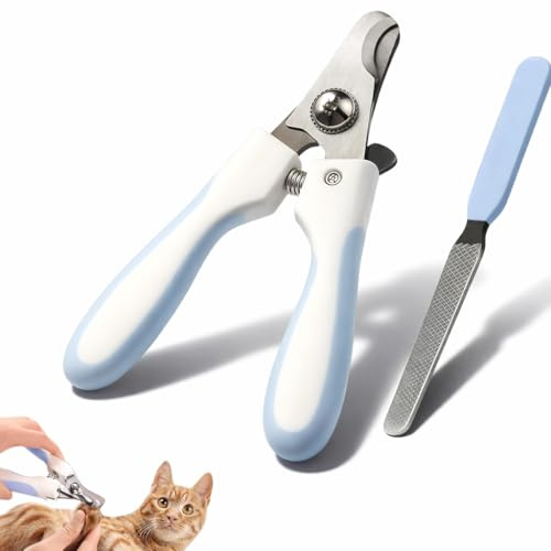 Dog & Cat Nail Clippers and Trimmers - with Free Nail File,Professional Dog Clippers Nail Trimmer for Small Pets, Includes Cat Claw Clippers, Puppy Nail Clippers, Guinea Pig and Rabbit Nail Clippers