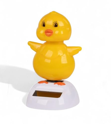 formano Solar Chick Figurine 10 cm - Fun Solar Powered Dancing Figurine - Gift Idea for Car, Office and Windowsill - Boxed
